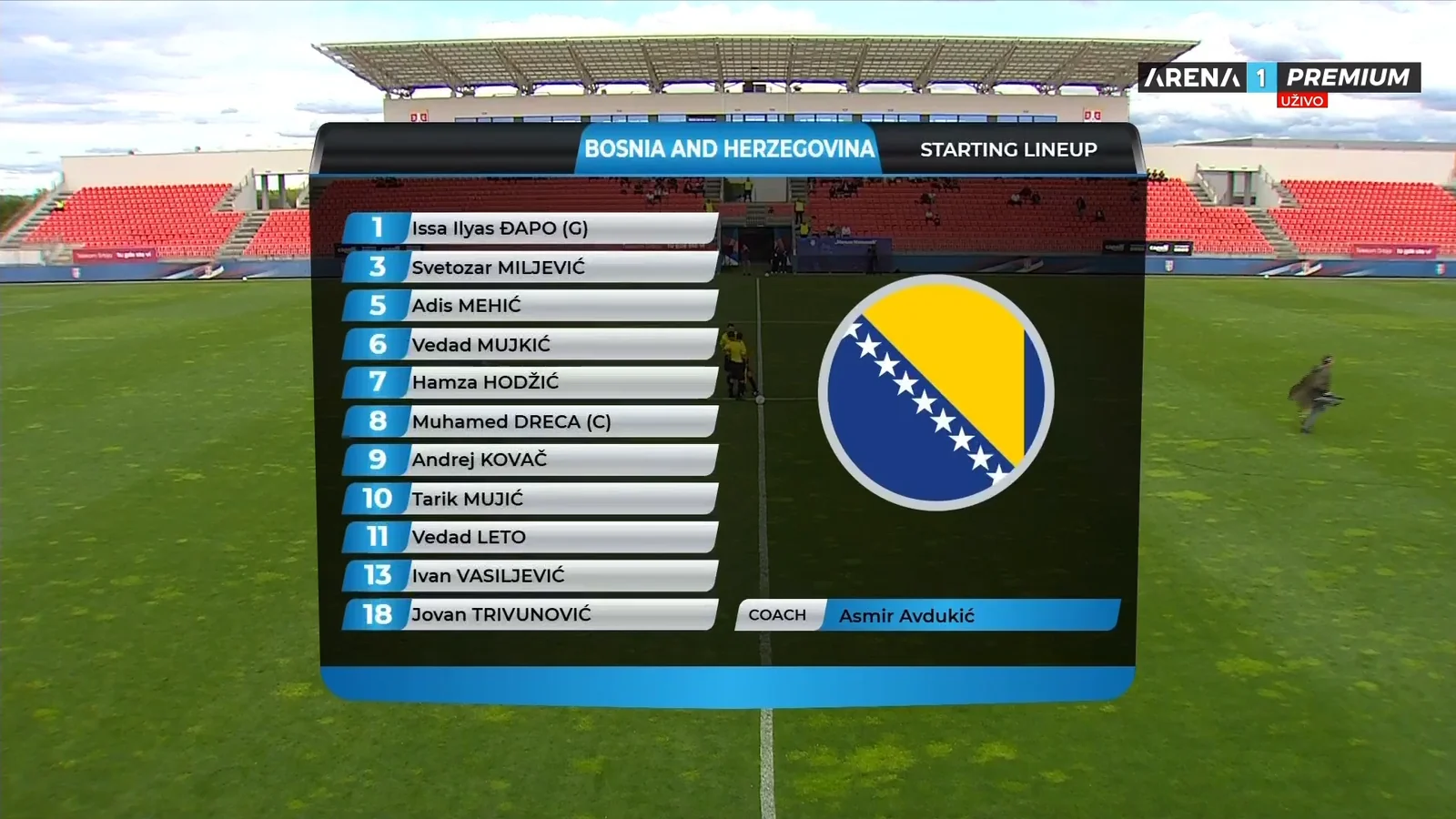 Starting lineup